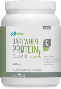 Belt Bari Whey Protein Isolado Sem Sabor POTE 450g
