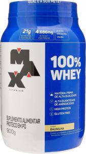 Max Titanium 100% Whey - 900G Baunilha -
