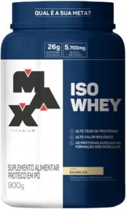 Max Titanium Iso Whey - 900G Baunilha -
