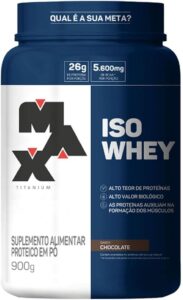 Max Titanium Iso Whey Chocolate 900 G
