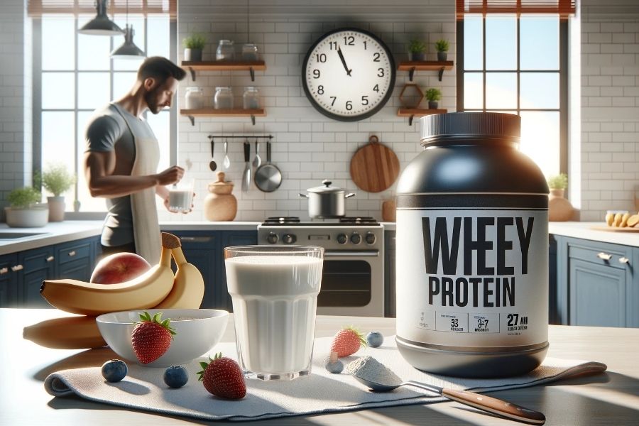 O melhor horário para tomar whey protein de acordo com seus objetivos