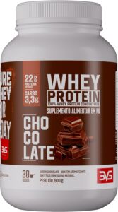 Whey Concentrado 100% Whey Protein 3VS Nutrition - 900g (Chocolate)
