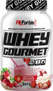 Whey Protein Gourmet 907g Pote - FN Forbis Nutrition (Torta de Morango)
