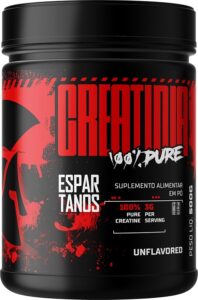 Creatina Monohidratada 100% Pura 500g - Espartanos