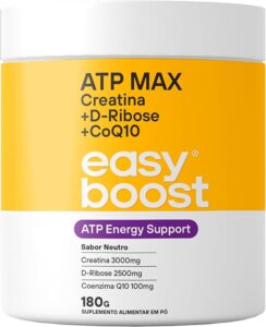 Atp Max Easy Boost Creatina Monohidratada D-ribose Coenzima Q10 180g