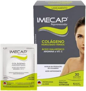 Imecap Face 30 Sachês - Colágeno Hidrolisado Verisol e Ácido Hialurônico