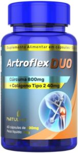 ArtroFlex DUO (Cúrcuma + Colágeno tipo II) 60 cápsulas - Natulha