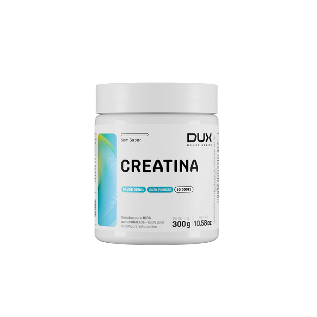Pote de 300 g da Creatina Monohidratada Dux