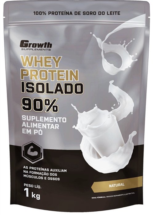 Melhor whey isolado para bariátricos: Growth Whey Isolado