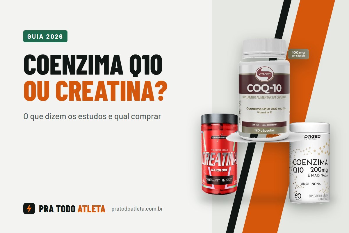 Coenzima Q10 ou creatina: qual o melhor