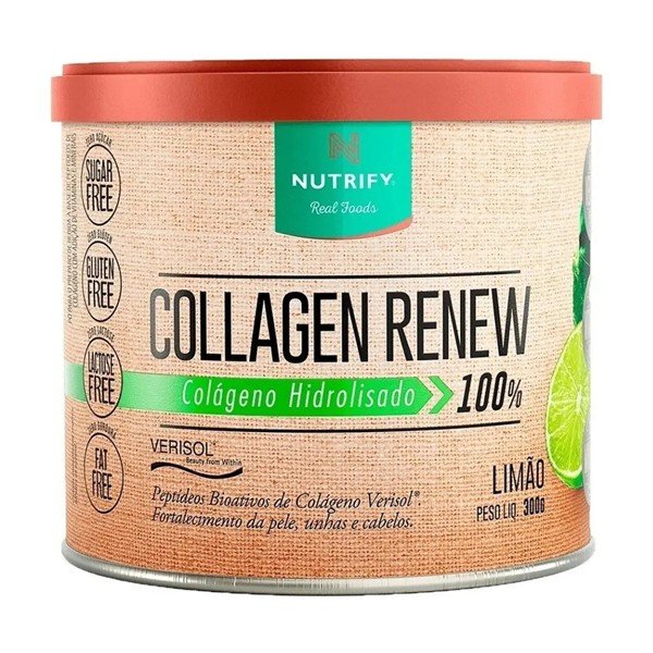 Pote do colágeno Collagen Renew, da Nutrify
