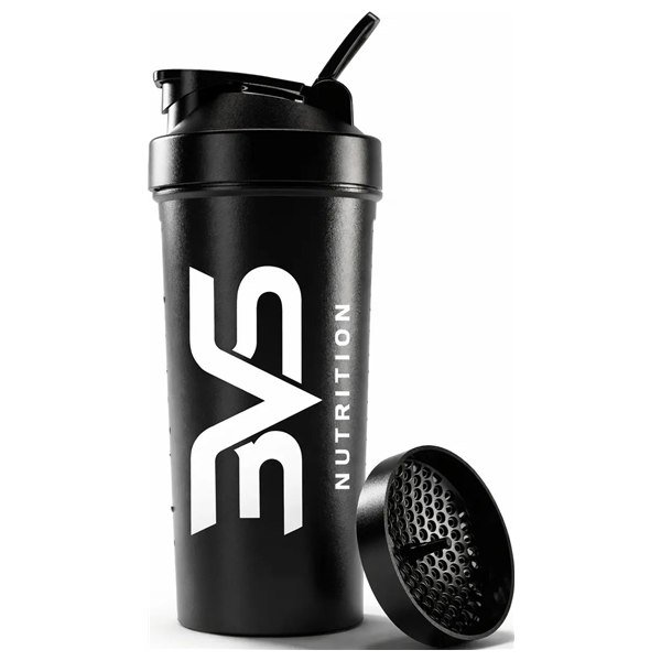 Coqueteleira barata para whey: 3VS Nutrition 600 ml preta