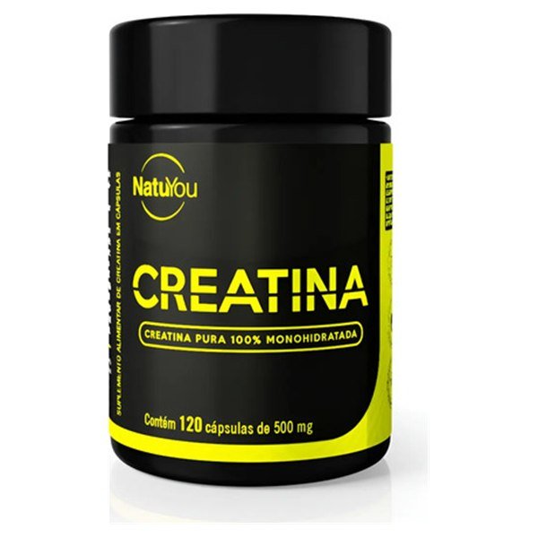 Creatina em cápsula NatuYou 120 cápsulas