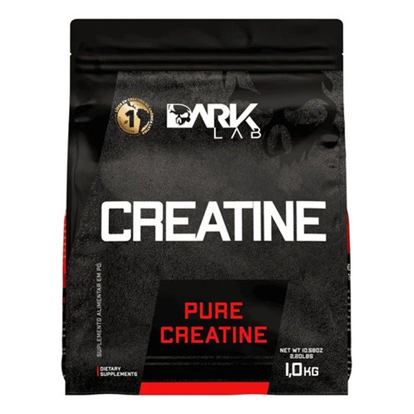 Pacote de 1 kg da creatina monohidratada Dark Lab