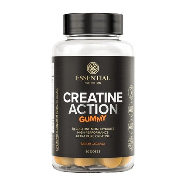 Creatina em goma Essential Nutrition Creatine Action Gummy 60 gomas