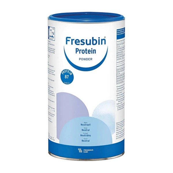 Lata do Fresubin Protein Powder, whey isolado sem sabor