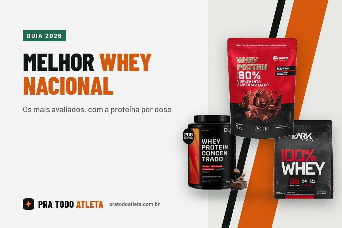 Melhor whey nacional: Growth, Dux e Dark Lab