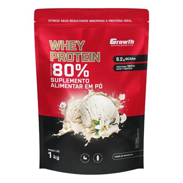 Whey Protein Concentrado Growth sabor Baunilha 1 kg