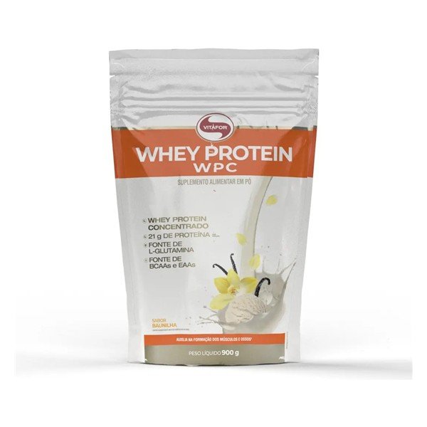 Pacote do Whey Protein WPC da Vitafor